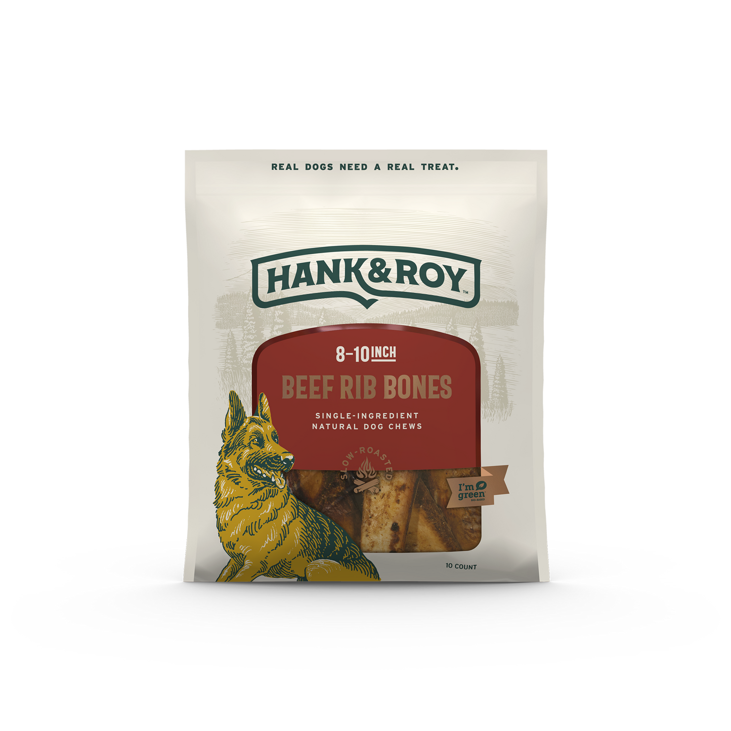 
                  
                    Hank & Roy Beef Rib Bones - 8-10 Inch - 10 Count
                  
                